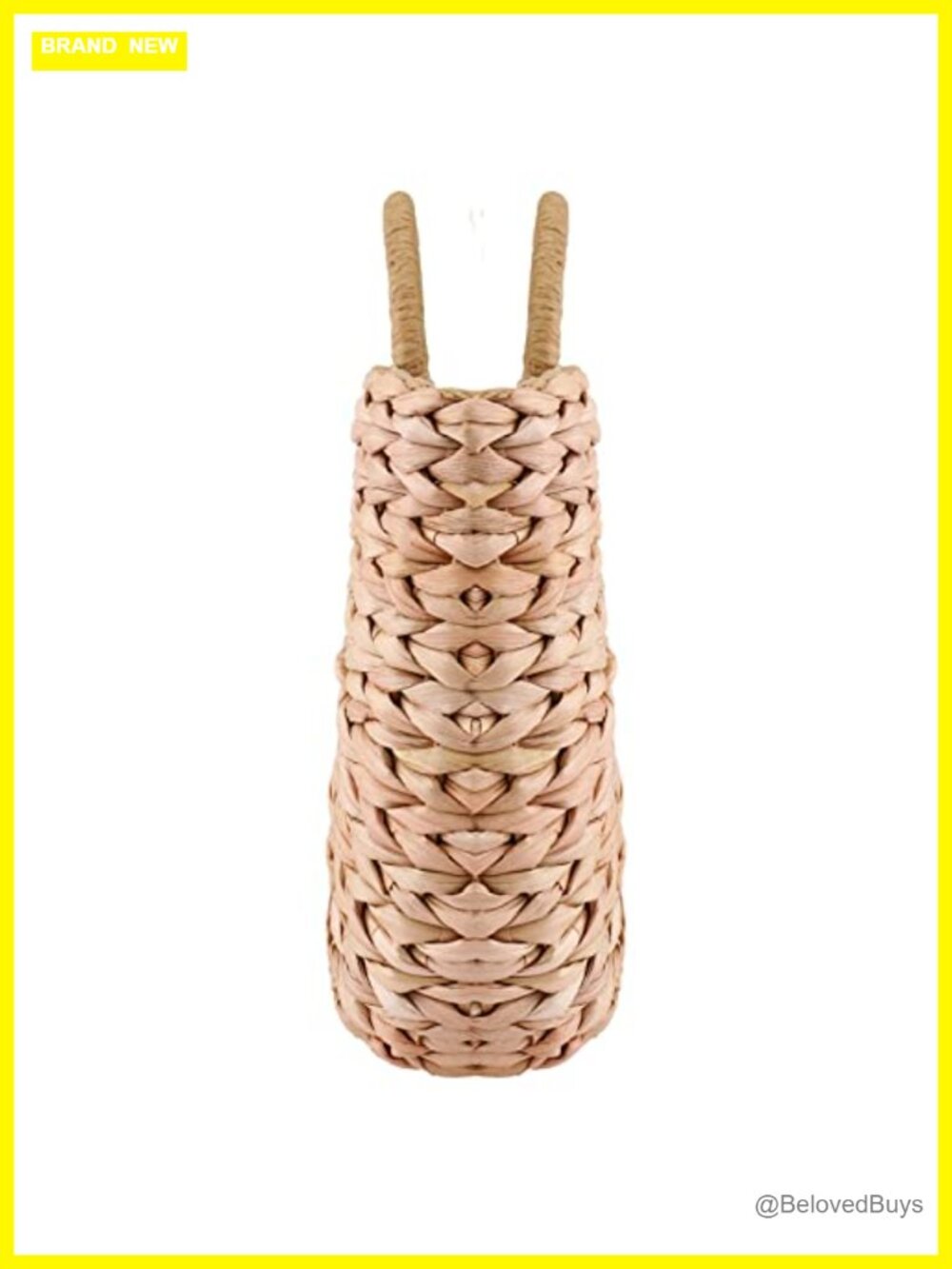 Handwoven Summer Rattan Straw Tote Bag Beach Straw Bag Shopper - Picture 5 of 7